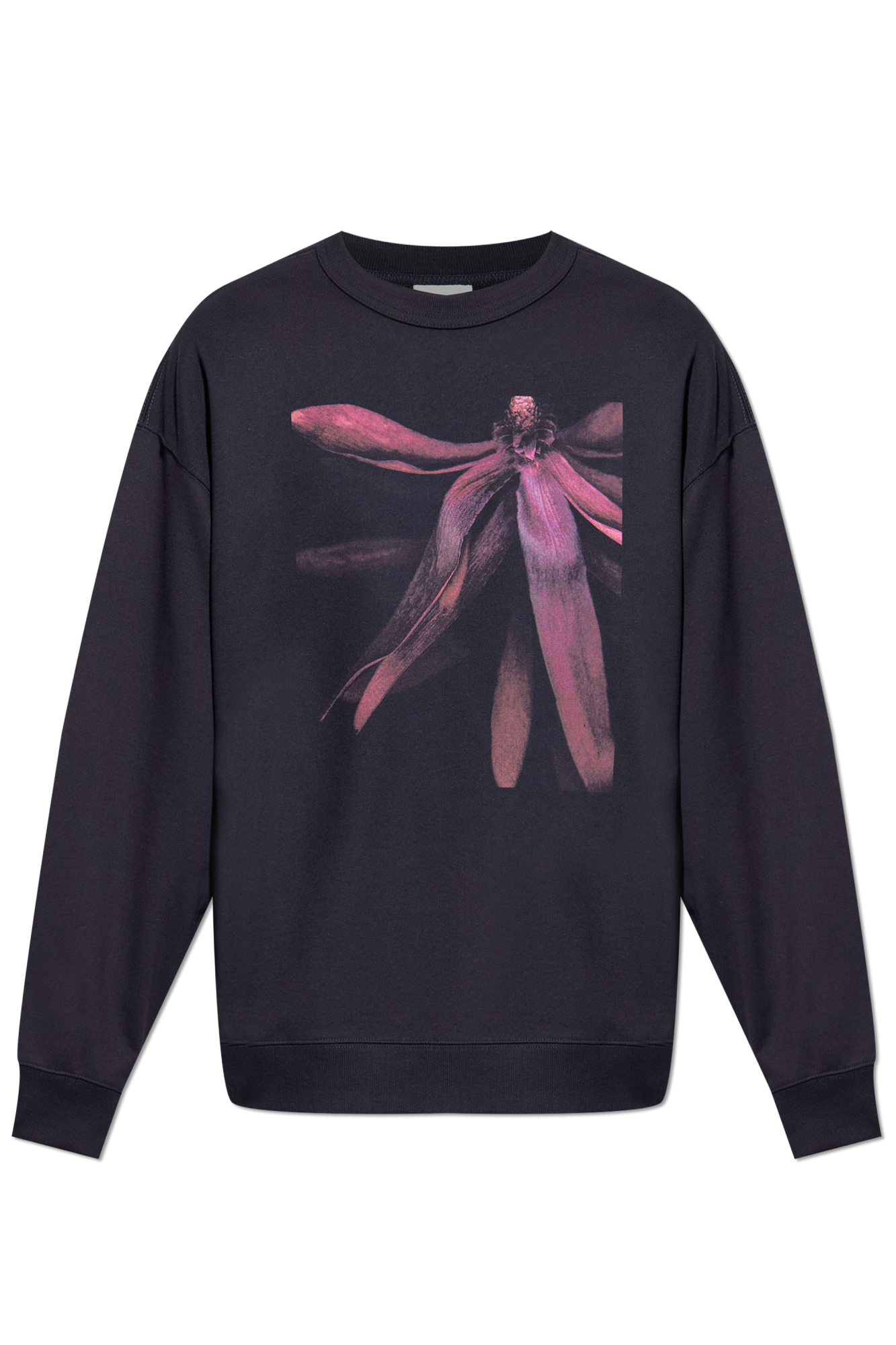DRIES VAN NOTEN | HAX PRINTED SWEATSHIRT スウェットシャツ Navy blue Sweatshirt `Hax` Dries Van Noten - Vitkac AS